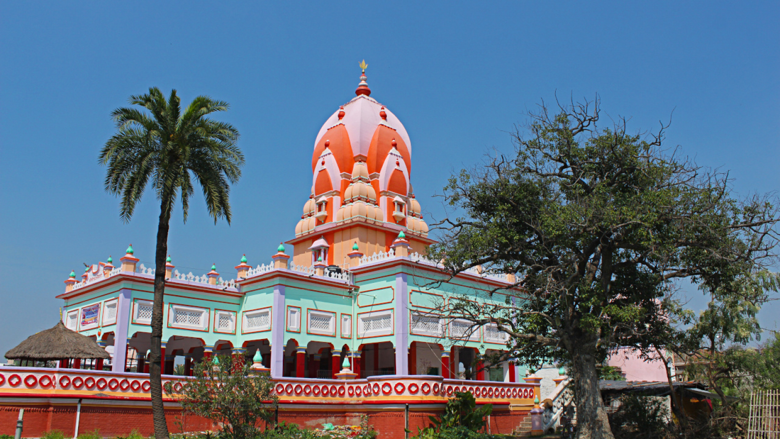 New Kankali Temple, Darbhanga Palace, Darbhanga, Bihar, India.