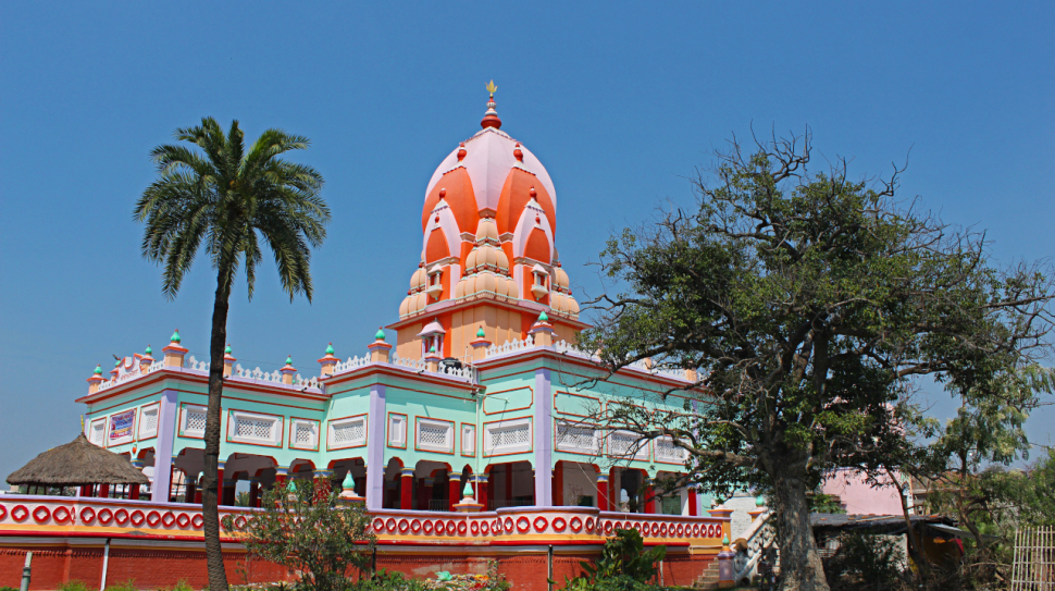 New Kankali Temple, Darbhanga Palace, Darbhanga, Bihar, India.