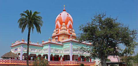 New Kankali Temple, Darbhanga Palace, Darbhanga, Bihar, India.